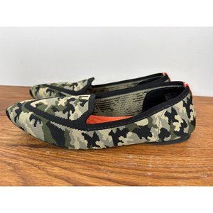 Judy + Birdies Camouflage Flats Loafers- 11